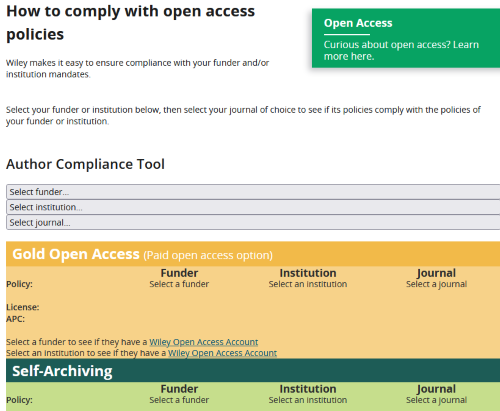 Author Compliance Tool-Wiley-printscreen