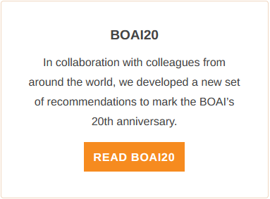 Budapestianska iniciativa za otvoreny pristup-BOAI20